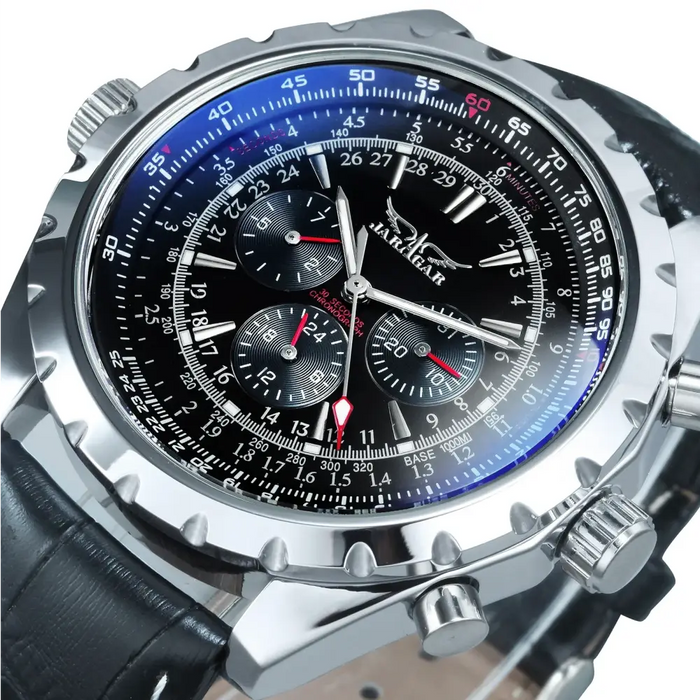Automatic Watch for Men Military Multifunction 3 Sub-Dials Sports Mechanical Watches ⏱️