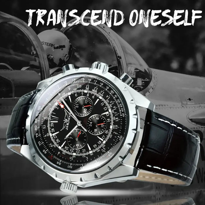 Automatic Watch for Men Military Multifunction 3 Sub-Dials Sports Mechanical Watches ⏱️