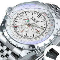 Automatic Watch for Men Military Multifunction 3 Sub-Dials Sports Mechanical Watches ⏱️