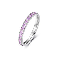Womens Niche High-end Daisy-studded Stackable Pinky Ring 💍