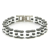 Bike Bicycle Chain 316L Stainless Steel Mens Bracelet ⛓