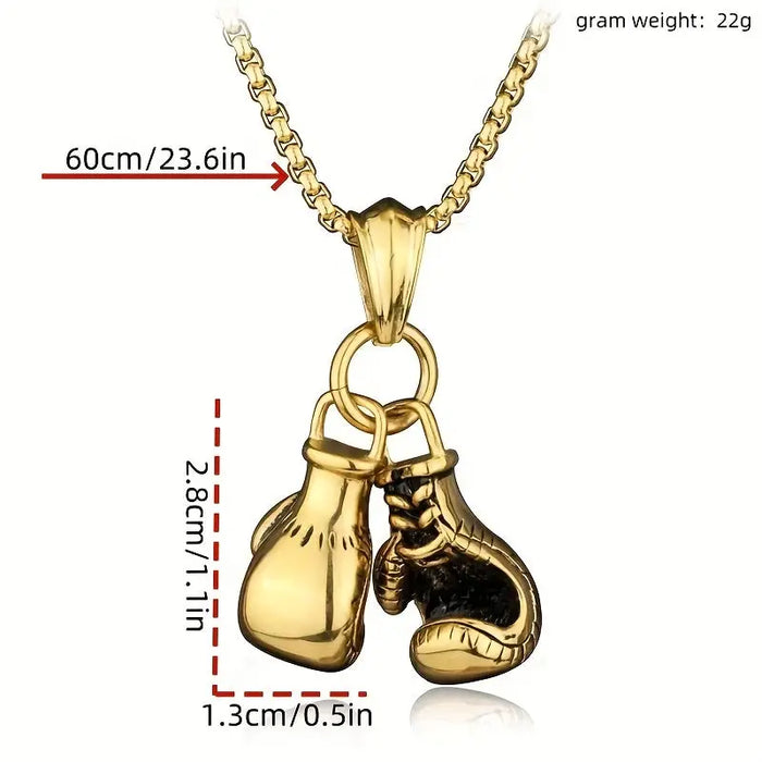 Boxing Glove Necklace This Unisex Piece 🥊