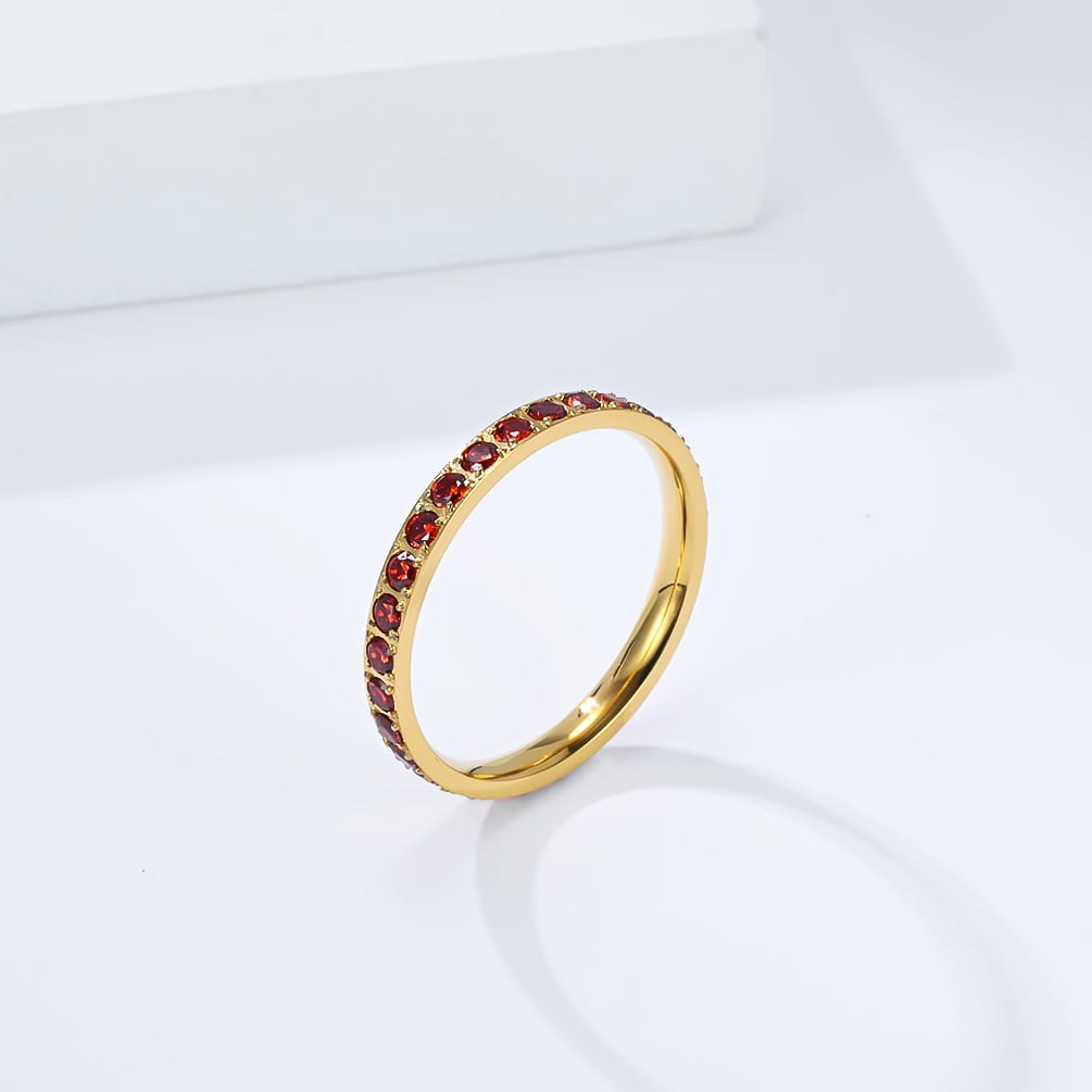 Womens Niche High-end Daisy-studded Stackable Pinky Ring 💍