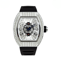Luxury  Men's Mechanical Movement Rubber band watch ⏱️