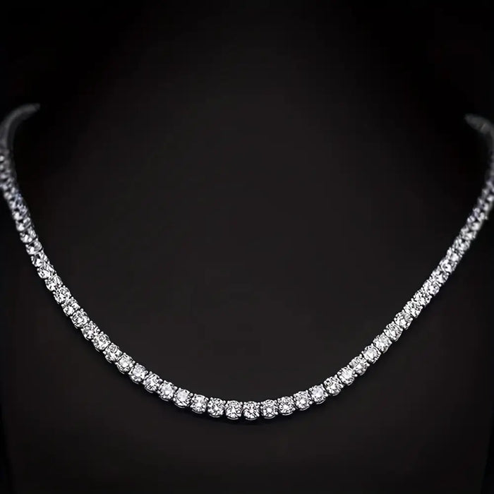 Celebs style layered square shaped diamond necklace💎