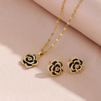 CHNL Style Necklaces Earrings Stainless Steel Jewelry Set ✨