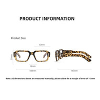 Chrme H Style  Square Optical Glasses  Eyeglasses Anti Blue Light Computer Eyewear 👓