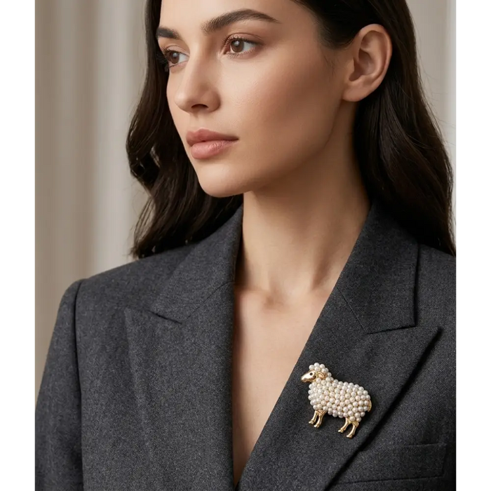 Creative Animal New Design High-end Fashion Cute Sheep Brooch 💎