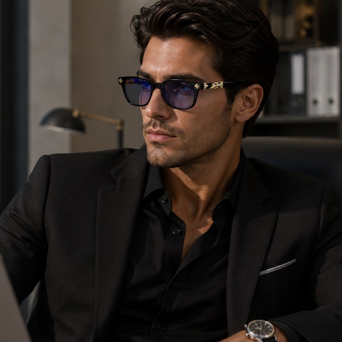 CRH High-Quality Retro Clear Glasses Trendy and Versatile Square Frame Glasses ✨