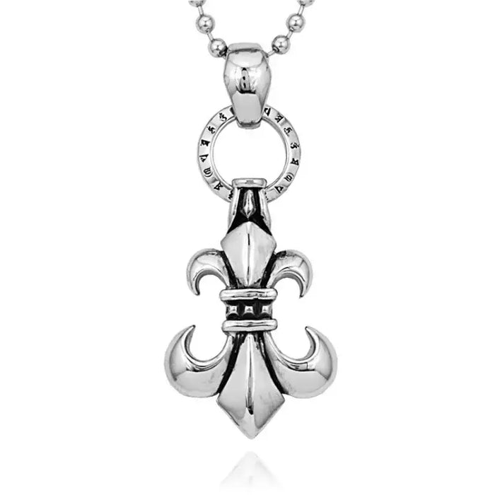 CRH Style Men's Pendant Titanium Steel Necklace ⚜️