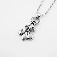 CRH Style Men's Pendant Titanium Steel Necklace ⚜️