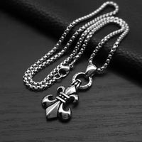 CRH Style Men's Pendant Titanium Steel Necklace ⚜️