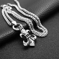 CRH Style Men's Pendant Titanium Steel Necklace ⚜️