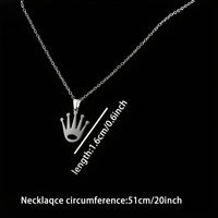 Crown Pendant Necklace 👑