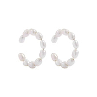 CZ Zircon Pearl Ear Cuff Cartilage Earring for Women Ear Clips Earring 💎
