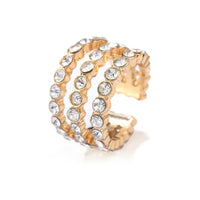 CZ Zircon Pearl Ear Cuff Cartilage Earring for Women Ear Clips Earring 💎