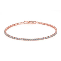 D VVS1 Moissanite Tennis Bracelet Original s925 Sterling Silver Plated 18k White Gold Full Diamond Bracelets✨