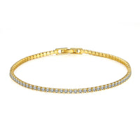 D VVS1 Moissanite Tennis Bracelet Original s925 Sterling Silver Plated 18k White Gold Full Diamond Bracelets✨