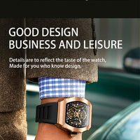 Luxury Automatic Mechanical Silicone band Watches  ⏱️