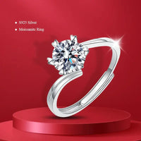 Dainty Sun Flower Moissanite Ring For Women Popular S925 Sterling Silver 💍