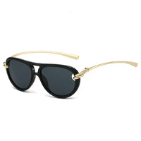 Designer Double Beam Pilot Sunglasses Luxury Brand Women's 🕶️