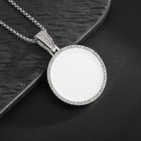 Diamond  Hip Hop Necklace Shiny Cubic Zirconia Wallet Pendant 💎