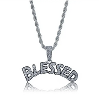 Diamond  Hip Hop Necklace Shiny Cubic Zirconia Wallet Pendant 💎