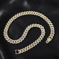 Diamond  Iced Out Tennis Chain Rhinestone Paved Miami Cuban Necklace Jewelry 💎