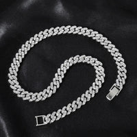 Diamond  Iced Out Tennis Chain Rhinestone Paved Miami Cuban Necklace Jewelry 💎