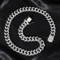 Diamond  Iced Out Tennis Chain Rhinestone Paved Miami Cuban Necklace Jewelry 💎