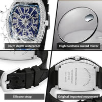Diamond Watch Men Luxury Iced Out Watches ⌚️