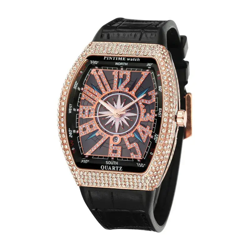 Diamond Watch Men Luxury Iced Out Watches ⌚️