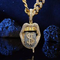 Dollar Pendant Chain 18inch 45CM Plate Cuban Punk Jewelry 💎