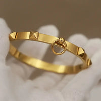 Elegant Bangles Rust-proof B 316L Classic Stainless Steel Bangles for Women ✨