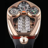 Engine Series Luxury Men's Watch | Compass Bezel | Premium Stainless Steel | ⌚️👑