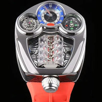 Engine Series Luxury Men's Watch | Compass Bezel | Premium Stainless Steel | ⌚️👑