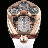 Engine Series Luxury Men's Watch | Compass Bezel | Premium Stainless Steel | ⌚️👑
