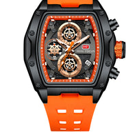 Luxury Rm Style  Chronograph Mens Watch With Curved Glass And Openwork Design✨