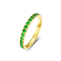Womens Niche High-end Daisy-studded Stackable Pinky Ring 💍