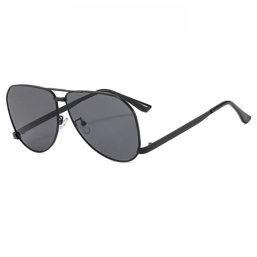 Fashion Oversized Oval Sunglasses Men-Women Vintage Punk Metal Frame Sunglasses 🕶️