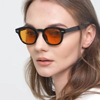 Fashion Retro Small Frame Multi-Color Sunglasses  🕶️