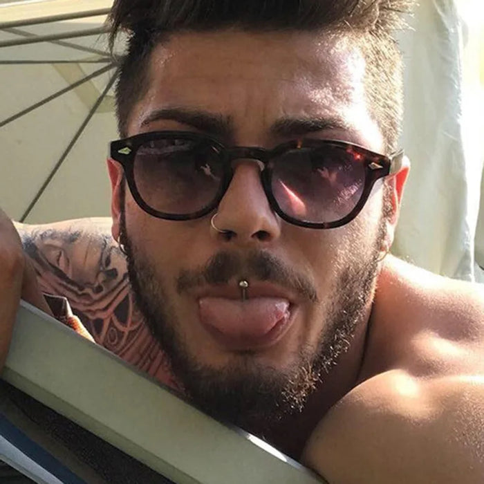 Fashion Retro Small Frame Multi-Color Sunglasses  🕶️