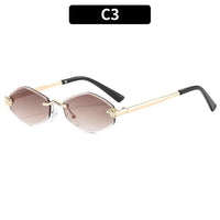 Frameless Cut Edge Sunglasses Fashion Versatile🕶️
