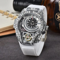 Full diamond Classic Quartz Watches Mens Case Business Luxury 💎