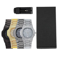 Full Diamonds Wrist Watch Bundled Jewelry Gift Box 💎