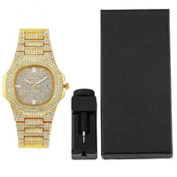 Full Diamonds Wrist Watch Bundled Jewelry Gift Box 💎