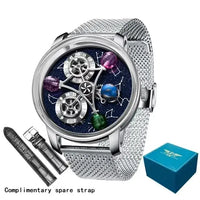 Galaxy Twelve Constellations Automatic Watch – Luxury Waterproof Men's Timepiece