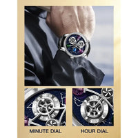 Galaxy Twelve Constellations Automatic Watch – Luxury Waterproof Men's Timepiece
