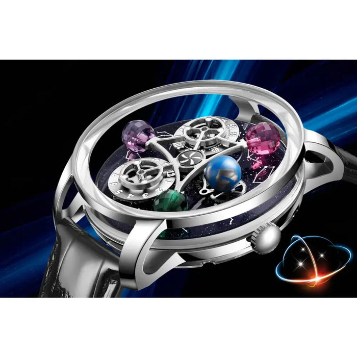 Galaxy Twelve Constellations Automatic Watch – Luxury Waterproof Men's Timepiece