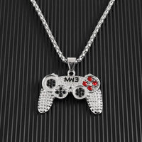 Gamer Controller Pendant Necklace Jewelry, Unplated Alloy Chain ✨